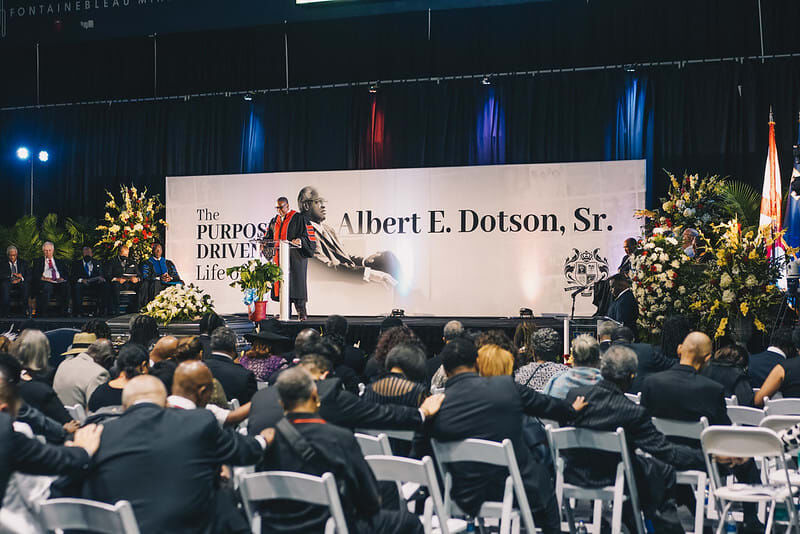 A homegoing ceremony